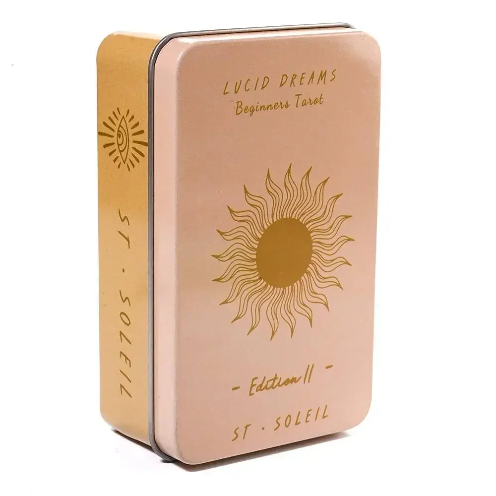 Lucid Dreams Beginner Tarot Deck – Tin Metal Box Edition