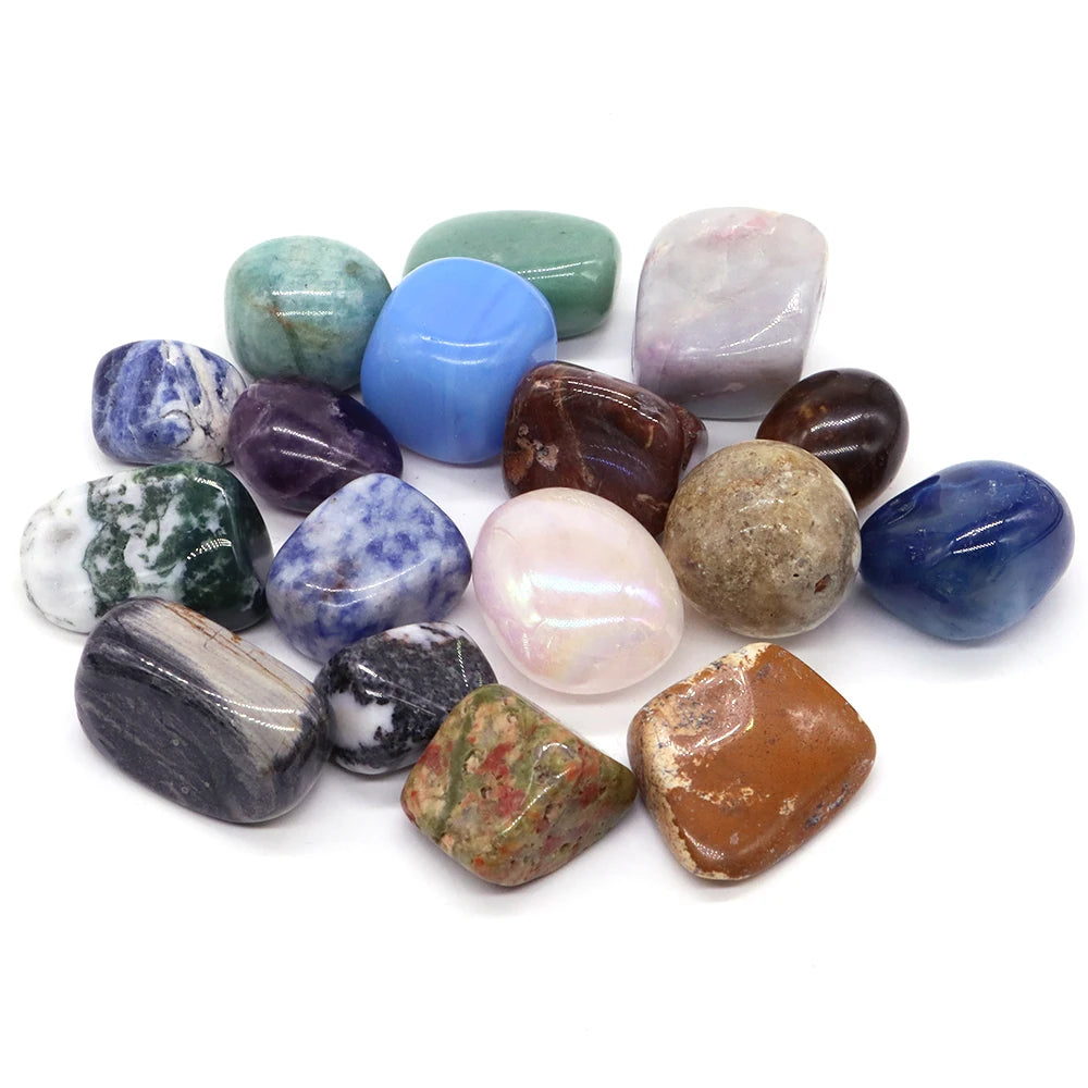 Raw 7 Chakra Healing Tumbled Crystal Stones – 50 gm