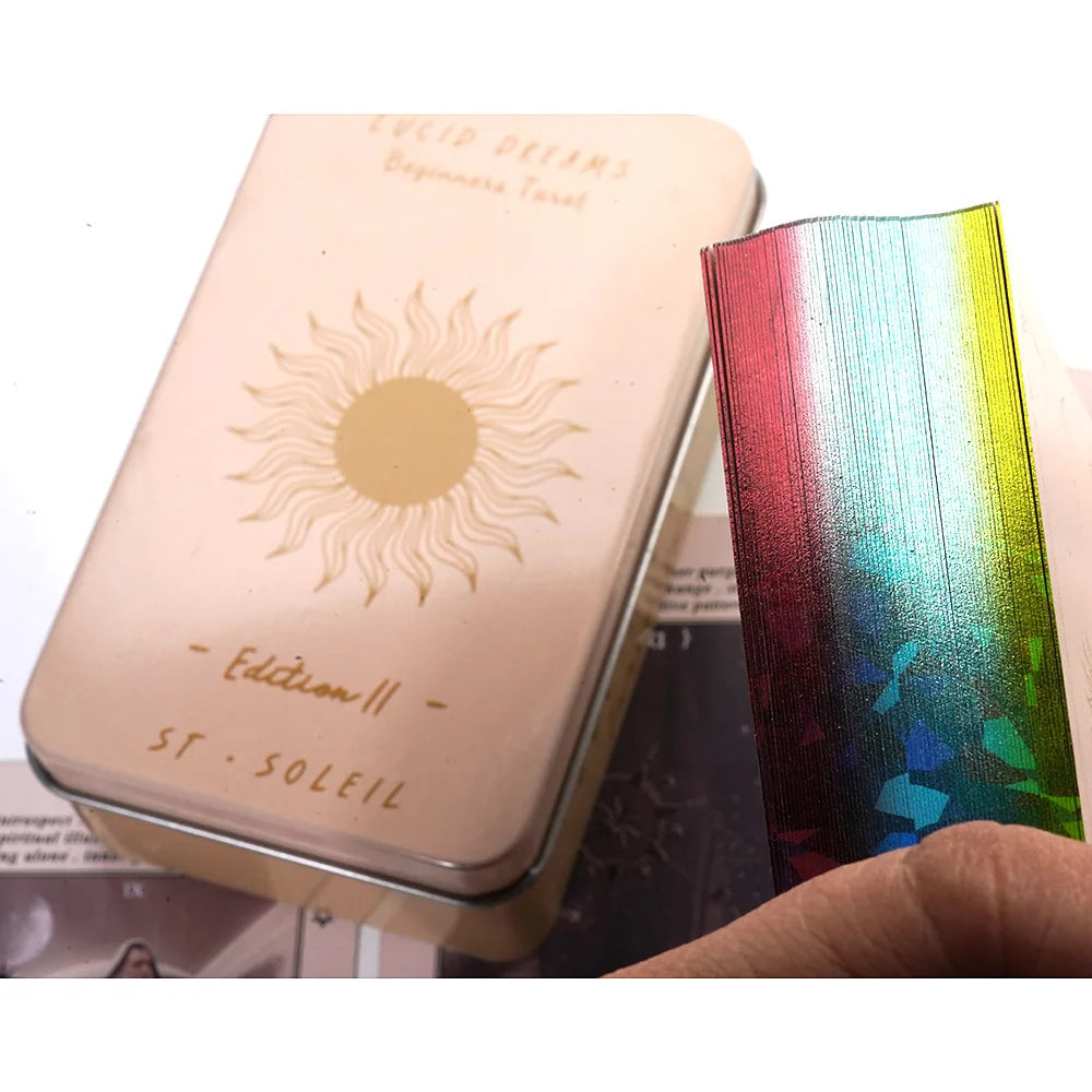 Lucid Dreams Beginner Tarot Deck – Tin Metal Box Edition