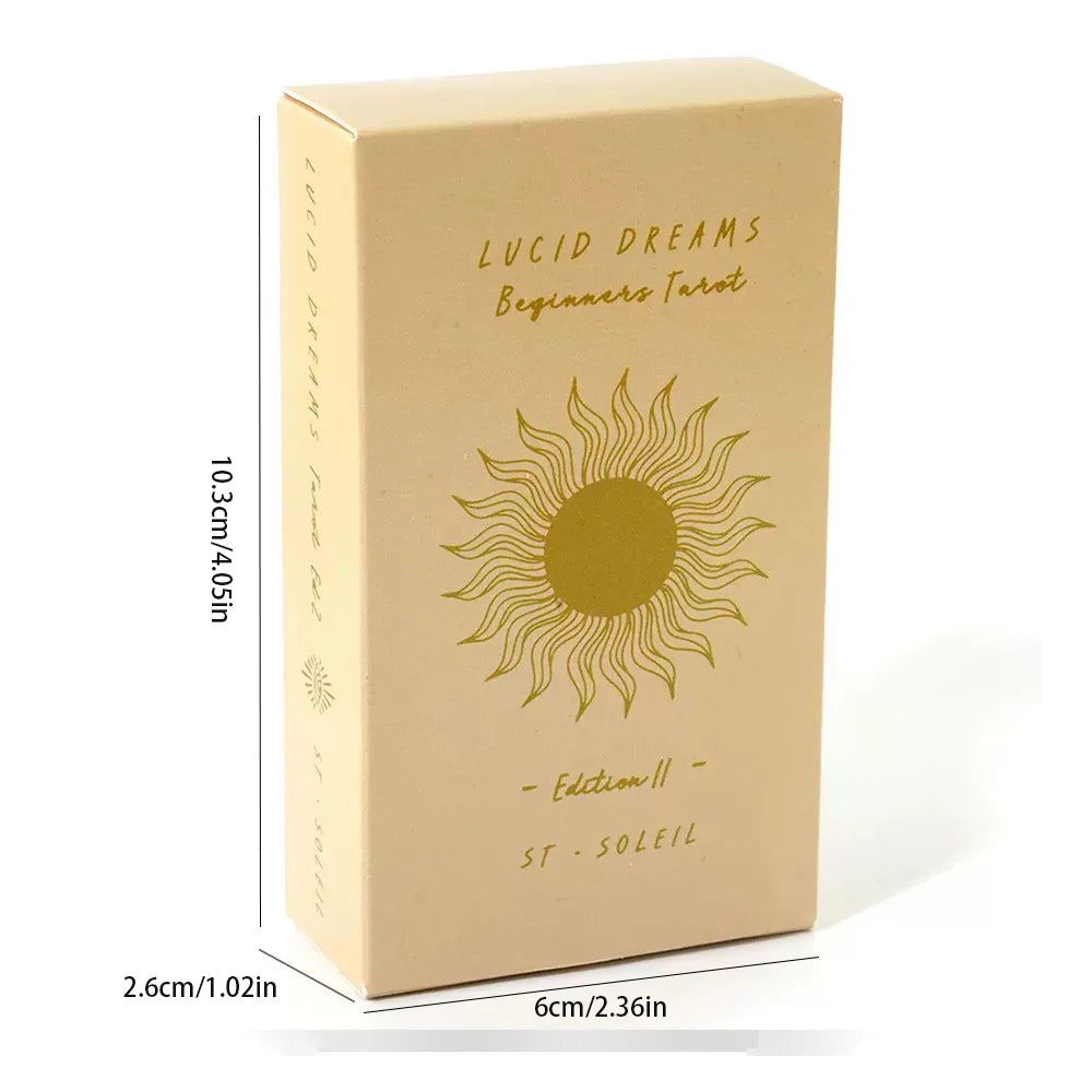 Lucid Dreams Beginner’s Tarot Deck – Edition II | Intuitive Tarot Cards for Beginners