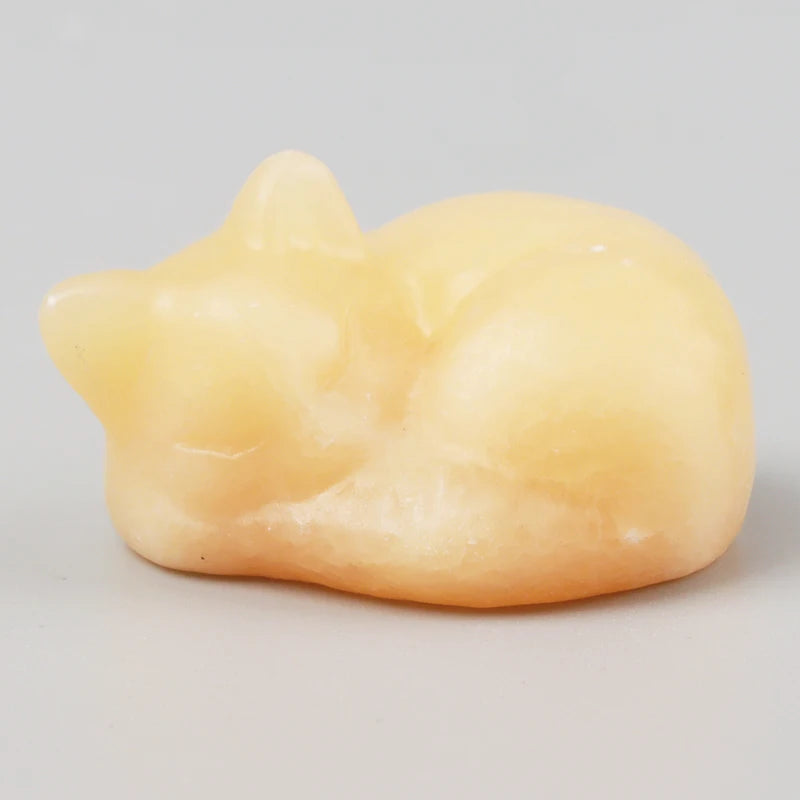 Crystal Cat Figurine