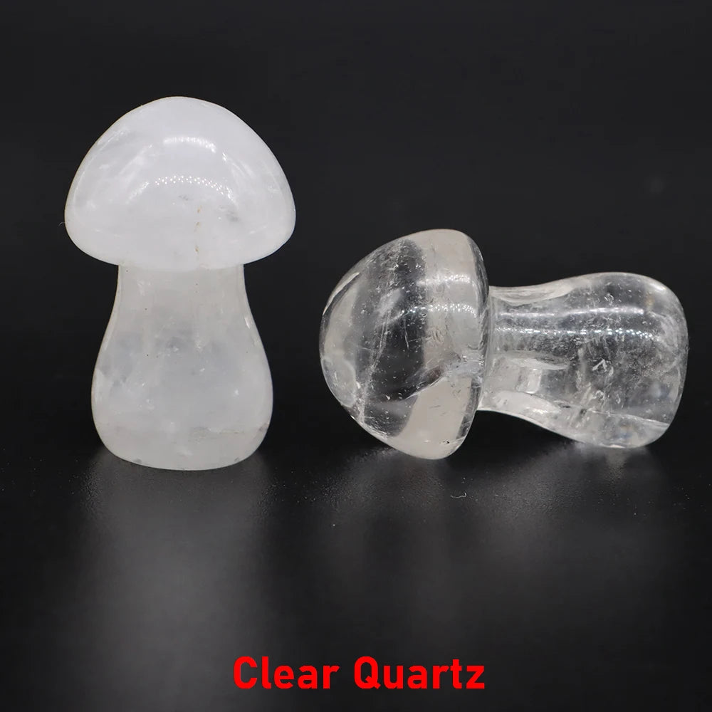 Natural Crystal Mushroom - 1.5 Inch