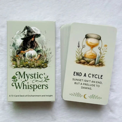 Mystic Whispers Oracle Cards – Dark Wisdom, Nature Magic & Insight