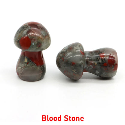 Natural Crystal Mushroom - 1.5 Inch