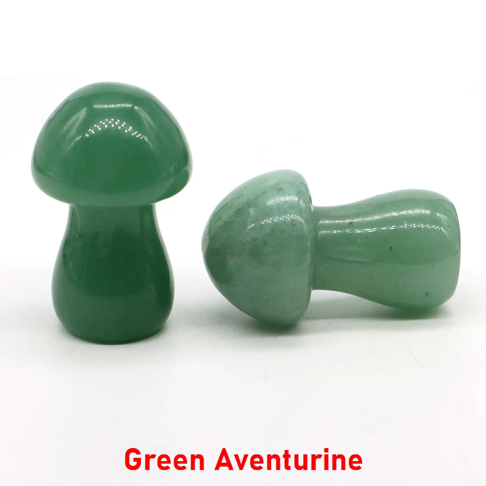 Natural Crystal Mushroom - 1.5 Inch