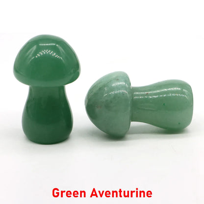 Natural Crystal Mushroom - 1.5 Inch