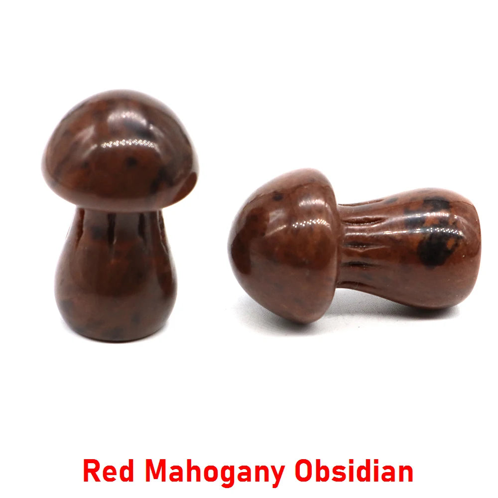 Natural Crystal Mushroom - 1.5 Inch