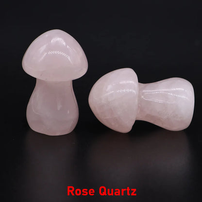 Natural Crystal Mushroom - 1.5 Inch