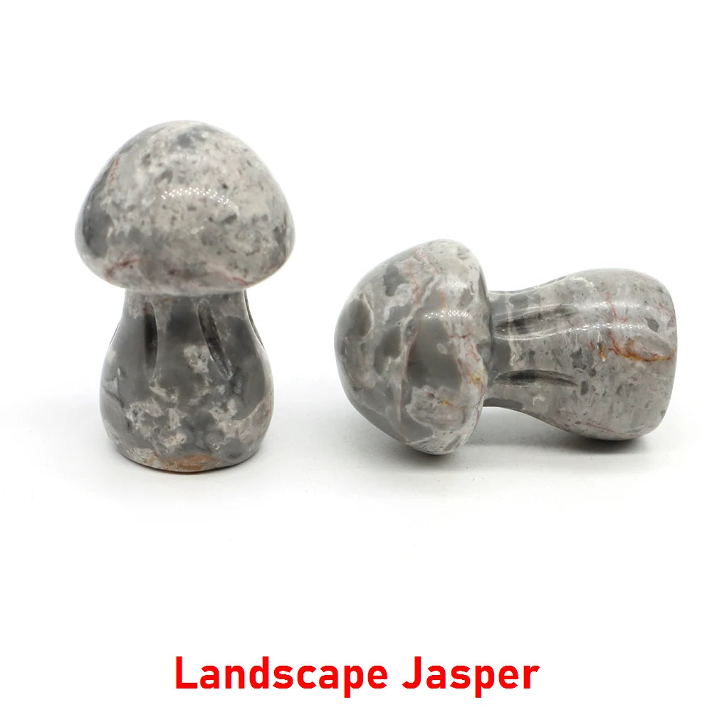 Natural Crystal Mushroom - 1.5 Inch