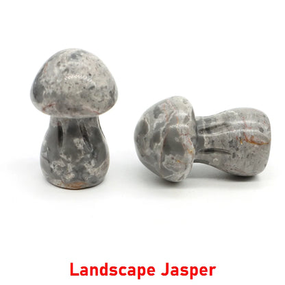 Natural Crystal Mushroom - 1.5 Inch