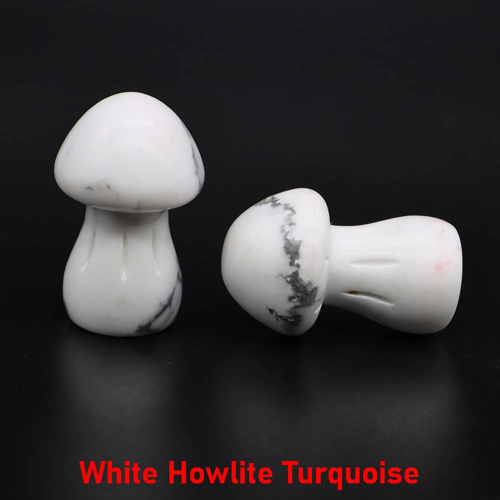 Natural Crystal Mushroom - 1.5 Inch