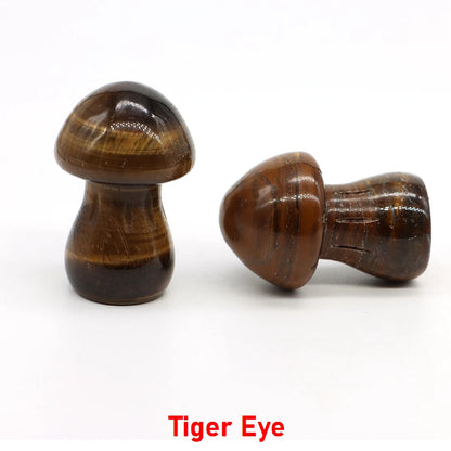 Natural Crystal Mushroom - 1.5 Inch