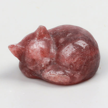 Crystal Cat Figurine