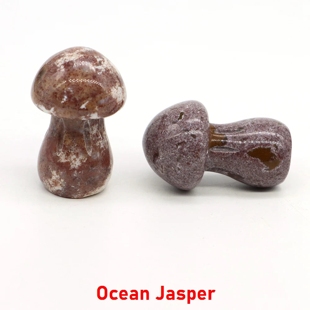 Natural Crystal Mushroom - 1.5 Inch