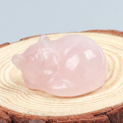 Crystal Cat Figurine