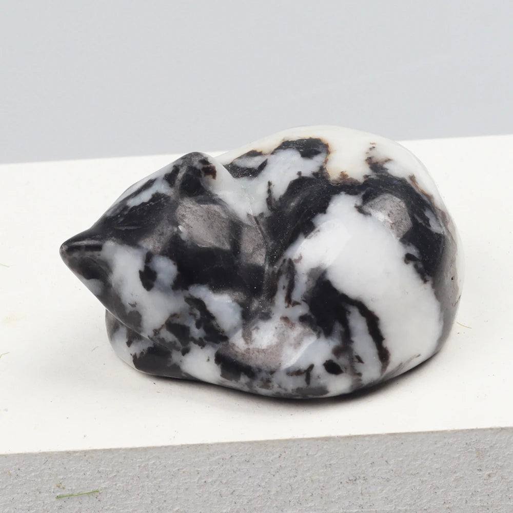 Crystal Cat Figurine