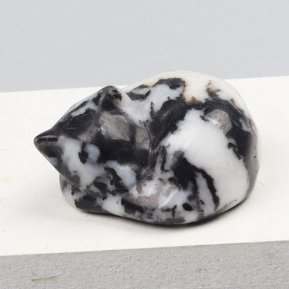 Crystal Cat Figurine