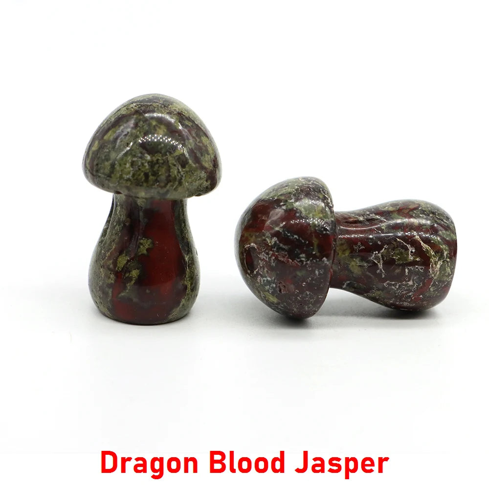 Natural Crystal Mushroom - 1.5 Inch