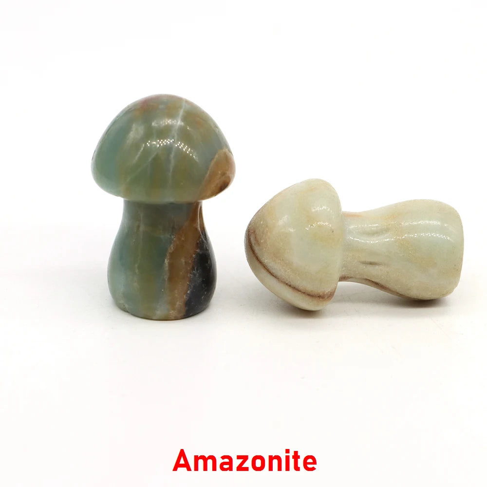 Natural Crystal Mushroom - 1.5 Inch