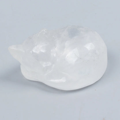 Crystal Cat Figurine