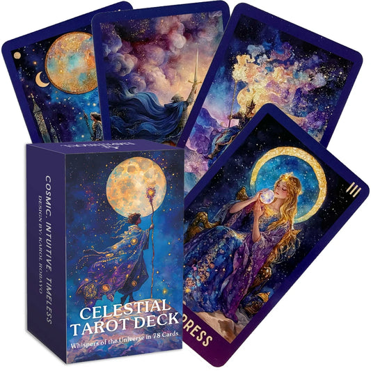 Celestial Tarot Deck – Whispers of the Universe in 78 Cards