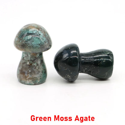 Natural Crystal Mushroom - 1.5 Inch