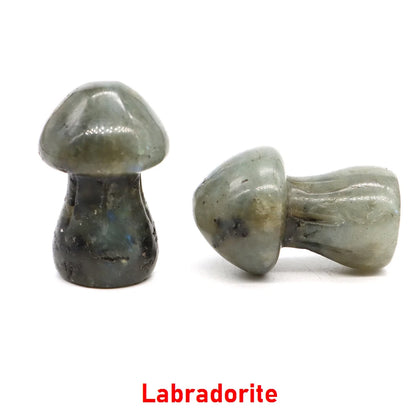 Natural Crystal Mushroom - 1.5 Inch