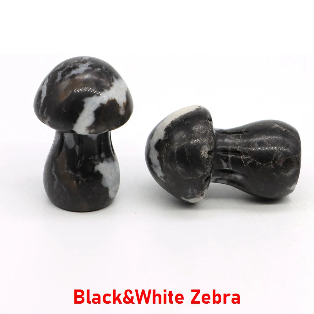 Natural Crystal Mushroom - 1.5 Inch