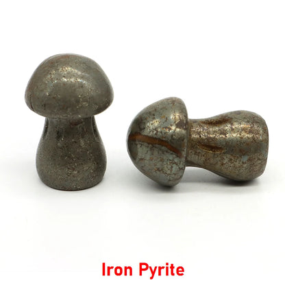 Natural Crystal Mushroom - 1.5 Inch