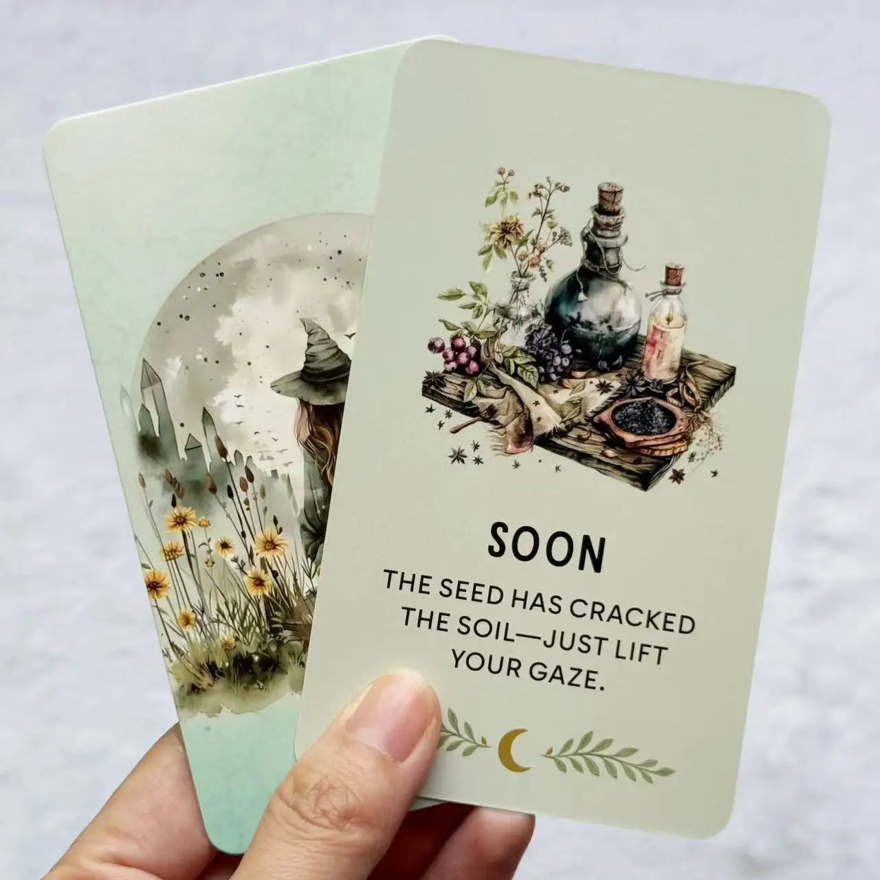 Mystic Whispers Oracle Cards – Dark Wisdom, Nature Magic & Insight