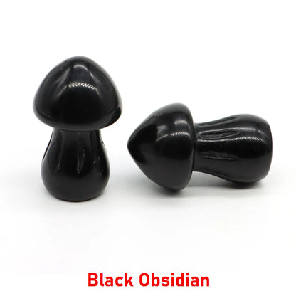 Natural Crystal Mushroom - 1.5 Inch