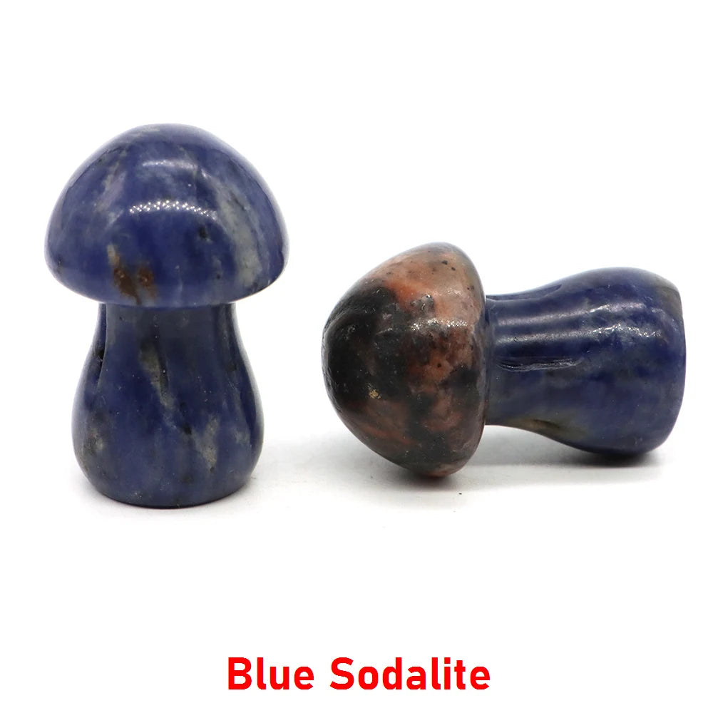 Natural Crystal Mushroom - 1.5 Inch